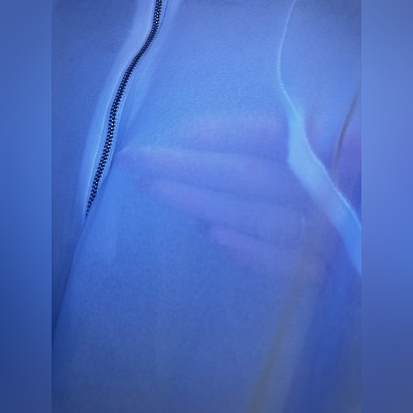 Brand New White sheer top with black pencil bottom Style Dress. Size Small. - Picture 4 of 7